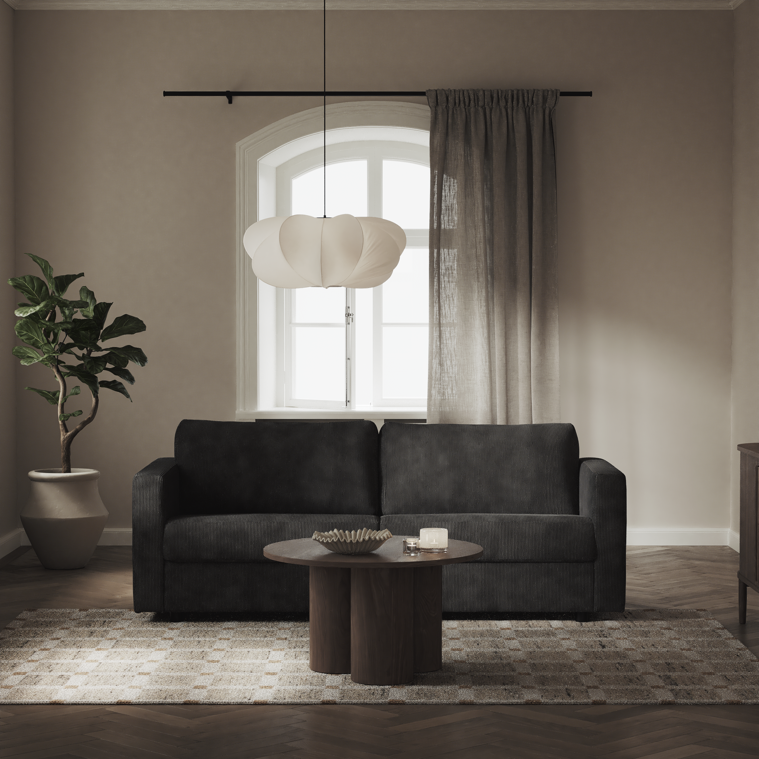 Lindö - Bäddsoffa 3-sits  - inspiration