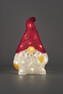 Nisse - Dekorationsbelysning, L 21  B18,5 H34.5 cm - Röd