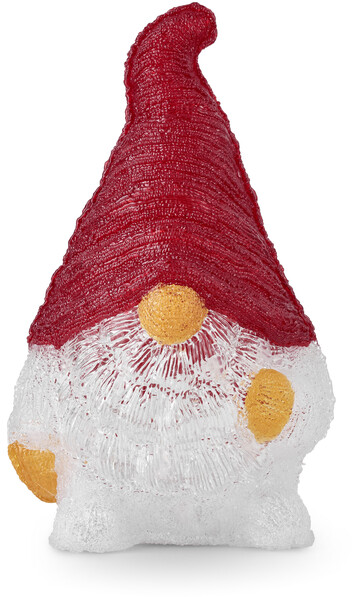 Nisse - Dekorationsbelysning, L 21 B18,5 H34.5 cm - Röd