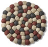Wooly - Grytunderlägg, Ø 21 cm - Flerfärgad