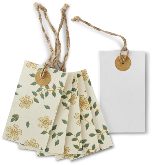 Gåva, Presenttag, 6-pack, L 5,5 H 10 cm