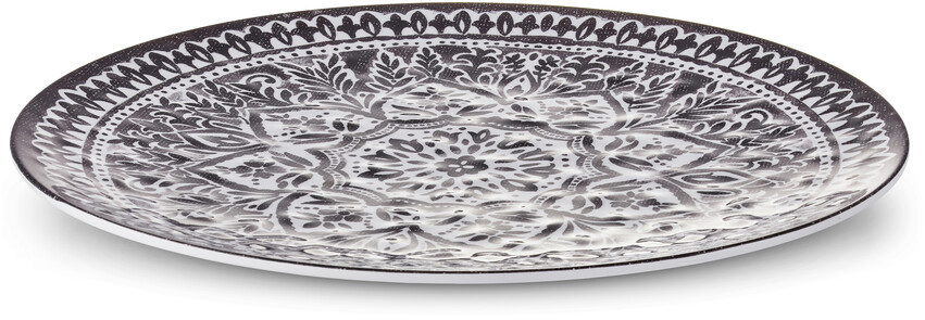 Marrakesh - Serveringsfat, H 3 Ø 40,5 cm - Svart