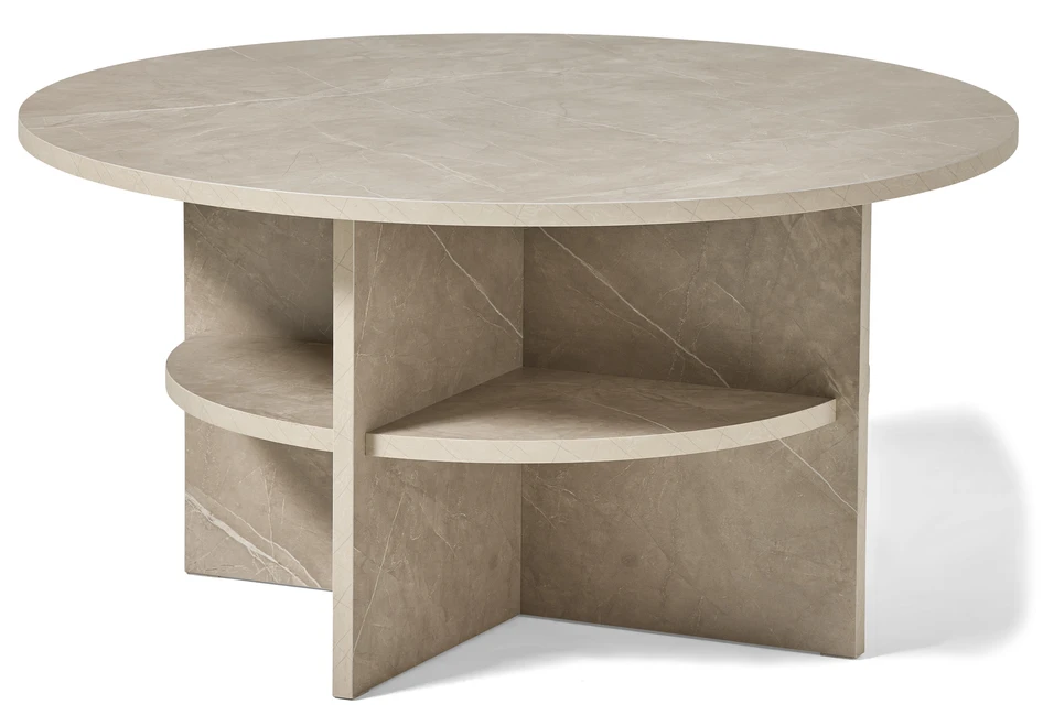 Ciara - Soffbord Ø80 H41,5 cm - Beige