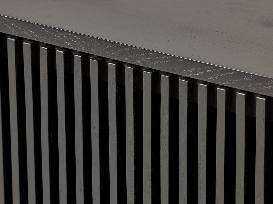 Astrid - Tv-bänk, 165x40x60 cm - Svart