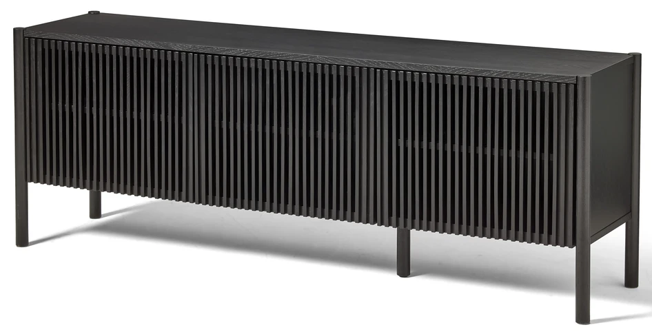 Astrid - Tv-bänk, 165x40x60 cm - Svart