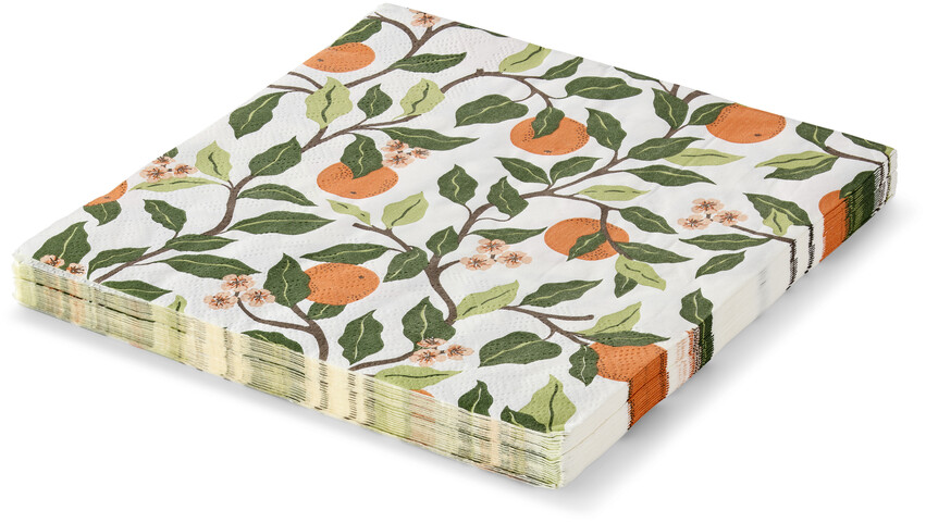 Arancia - Servett, 33x33 cm, 20-pack - Flerfärgad