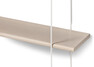 Axel - Vägghylla, B 80 cm - Beige