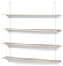 Axel - Vägghylla, B 120 cm - Beige