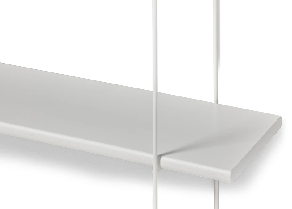 Axel - Vägghylla, B 120 cm - Vit