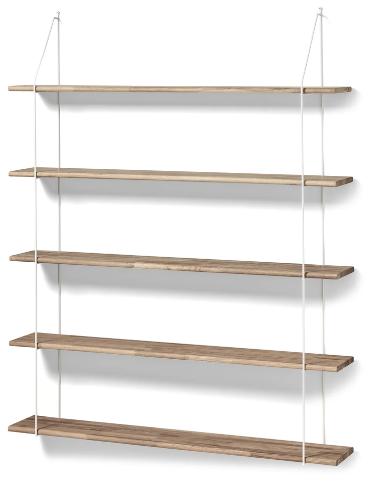 Axel - Vägghylla, B 120 cm - Brun