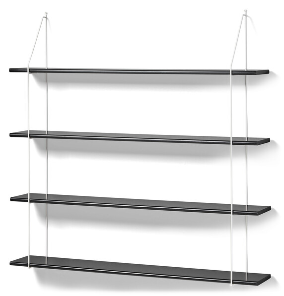 Axel - Vägghylla, B 120 cm - Svart