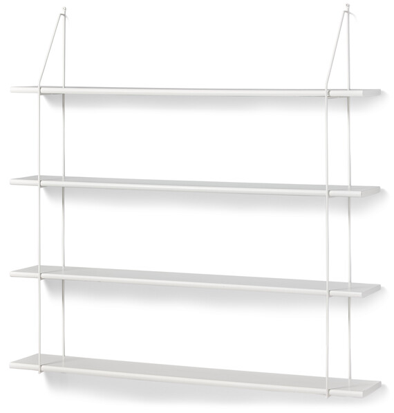 Axel - Vägghylla, B 120 cm - Vit