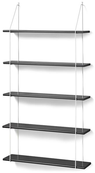 Axel - Vägghylla, B 80 cm - Svart