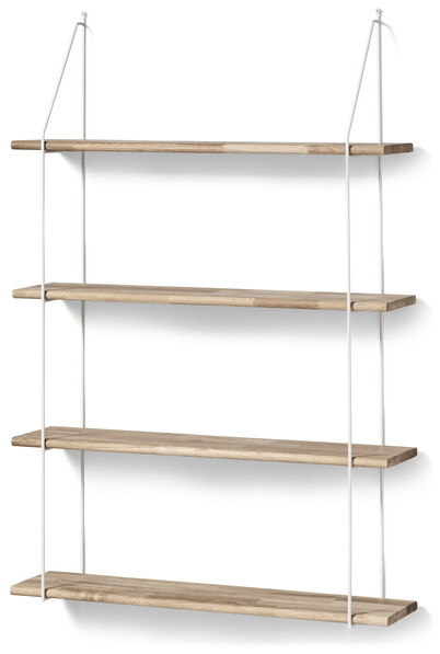 Axel - Vägghylla, B 80 cm - Brun