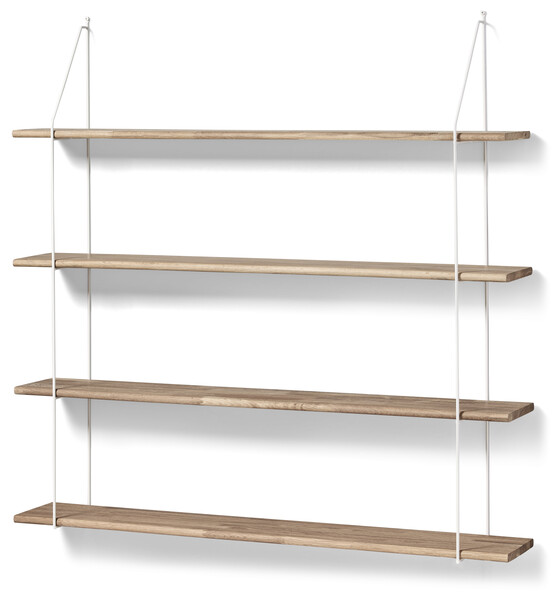 Axel - Vägghylla, B 120 cm - Brun