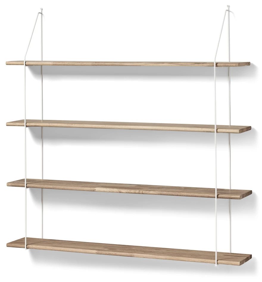 Axel - Vägghylla, B 120 cm - Brun
