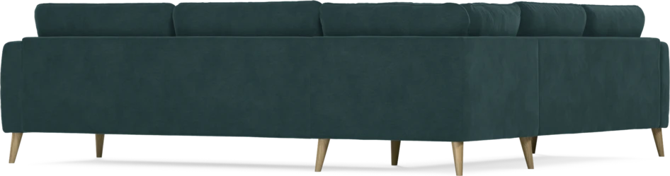 Bridge - Hörnsoffa, 2+3-sits - Blå