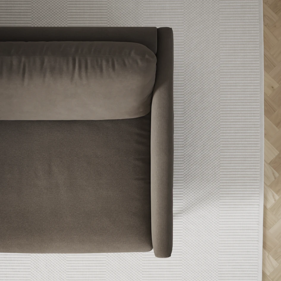Madison Lux - 2-sits soffa med divan vänster och schäslong höger - Beige