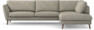 Madison Lux - 3-sits soffa med divan höger - Vit