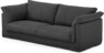 Cherrie - 3-sits soffa med kappa - Svart