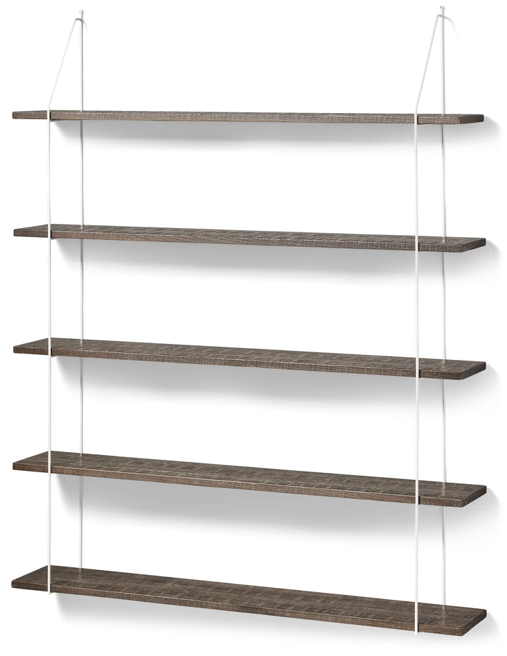 Axel rustik - Vägghylla, B 120 cm - Brun