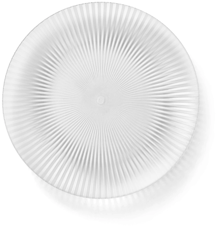 Sofia - Assiett i plast, Ø 20 cm - Vit