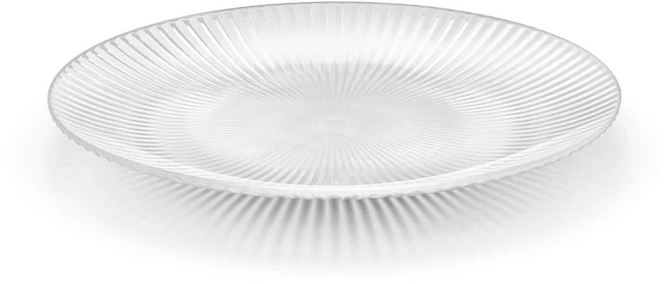 Sofia - Assiett i plast, Ø 20 cm - Vit