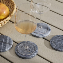 Marmor - Glasunderlägg, Ø 10 cm, 4-pack - inspiration