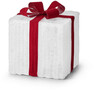 Julklapp - Dekorationsbelysning L25 B25 H25 cm - Vit