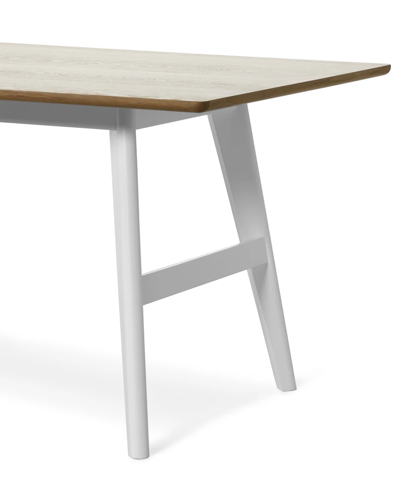 Edvin - Matbord, L 180 cm - Vit