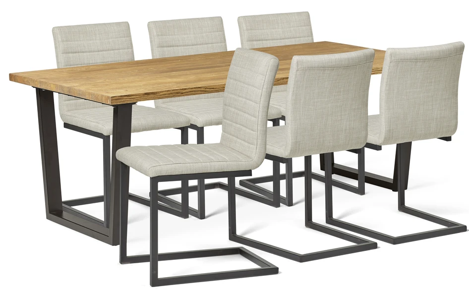 Eastwood - Matgrupp med 6 stolar Chatham - Beige