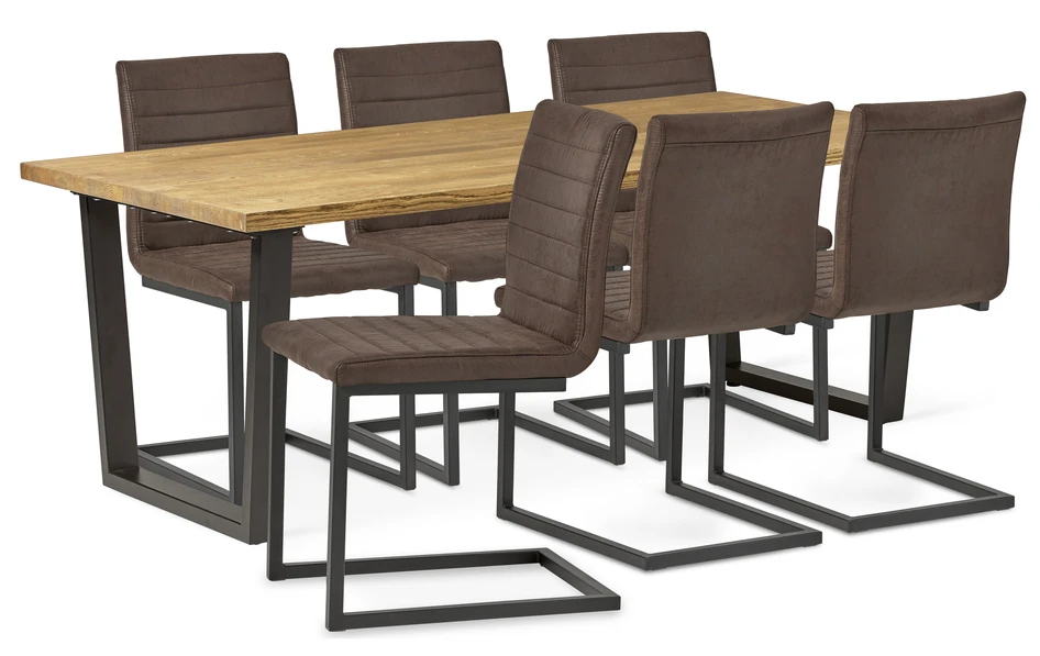 Eastwood - Matgrupp med 6 stolar Chatham - Beige