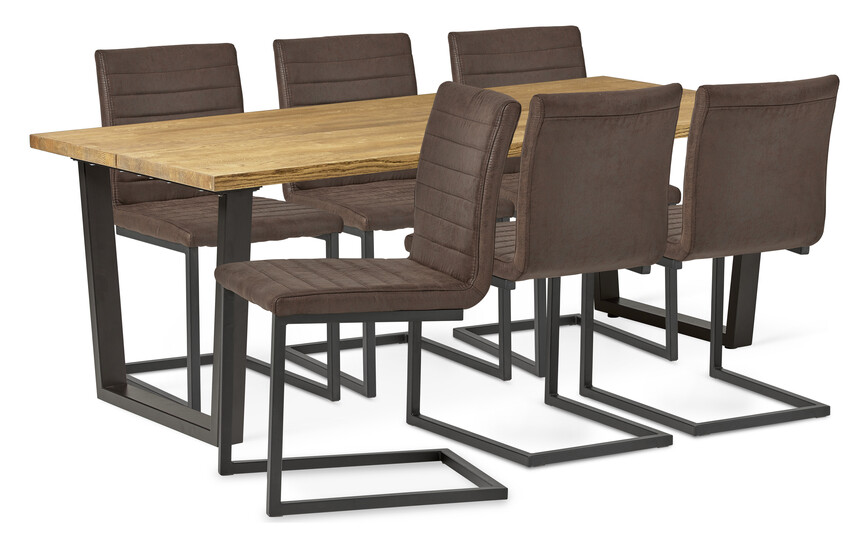 Eastwood - Matgrupp med 6 stolar Chatham - Beige