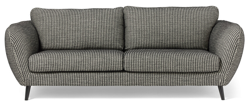 Madison - 3-sits soffa - Svart
