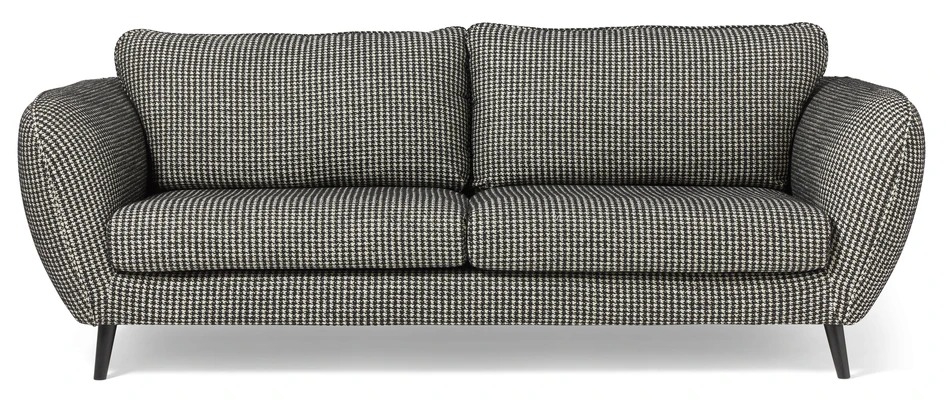 Madison - 3-sits soffa - Svart