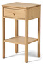 Tova - Sängbord med 1 låda, 40x37x70 cm - Beige