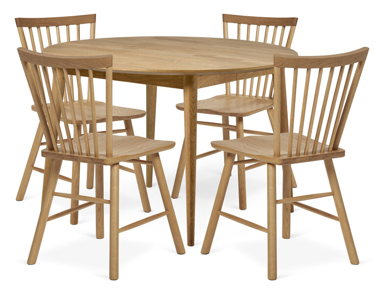 Harry - Matgrupp med 4 stolar Vista - Beige