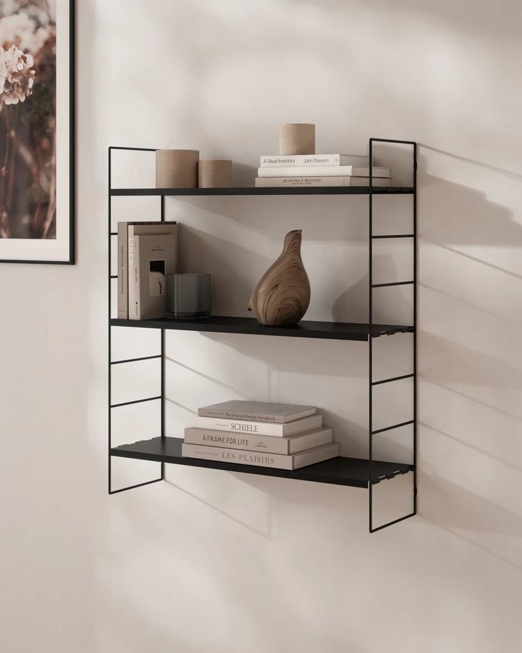 Wera - Vägghylla byggbar med 3 hyllplan, 60x18x69,4 cm - inspiration