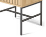 Tino - Sängbord med 2 lådor, 46x40x70 cm - Beige