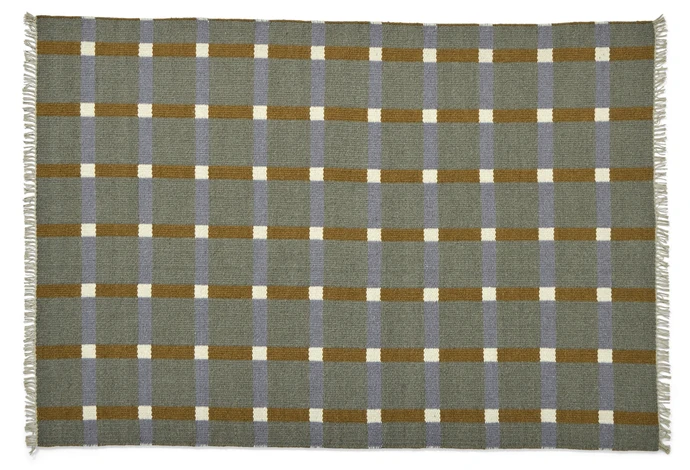 Öglunda, Ullmatta, flatvävd