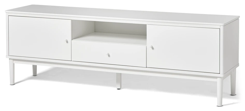 Tova - Tv-bänk, 165x40x55 cm - Vit