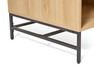 Tino - Garderob med 2 dörrar, 51x60x200 cm - Beige