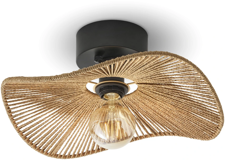 Tross - Taklampa H18 Ø38 cm - Beige