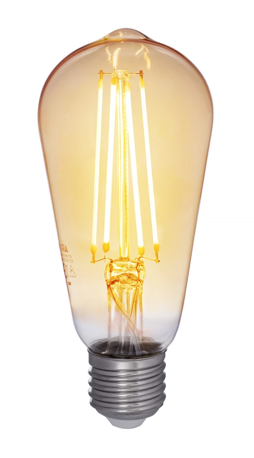 Lysa Dekoration - Ljuskälla LED, E27, lm 150, dimbar - Gul