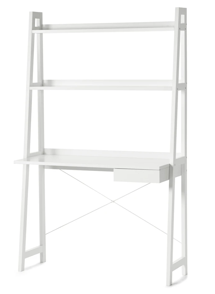 Volly - Skrivbord, L 105 cm - Vit