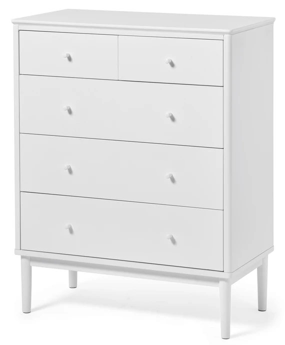 Tova, Byrå med 5 lådor, 80x42x100 cm