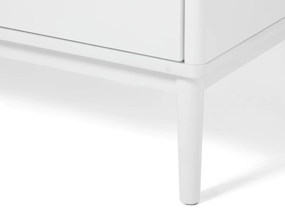 Tova - Byrå med 6 lådor, 120x42x80 cm - Vit