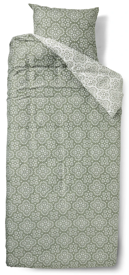 Yasmin - Påslakanset i microfiber - Grön
