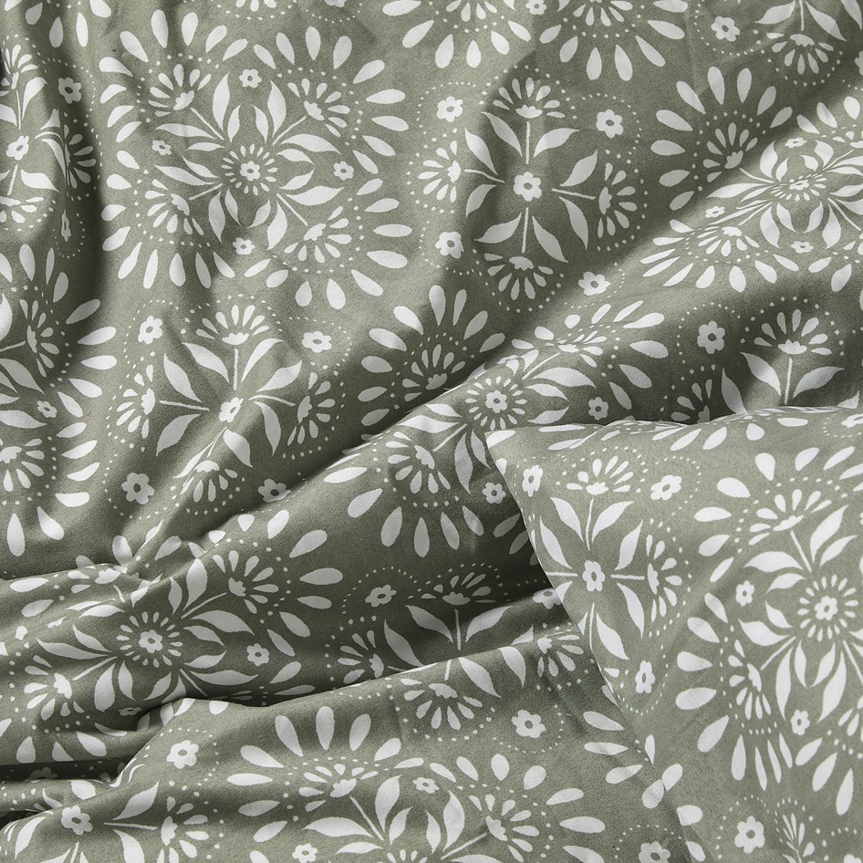Yasmin - Påslakanset i microfiber - Grön
