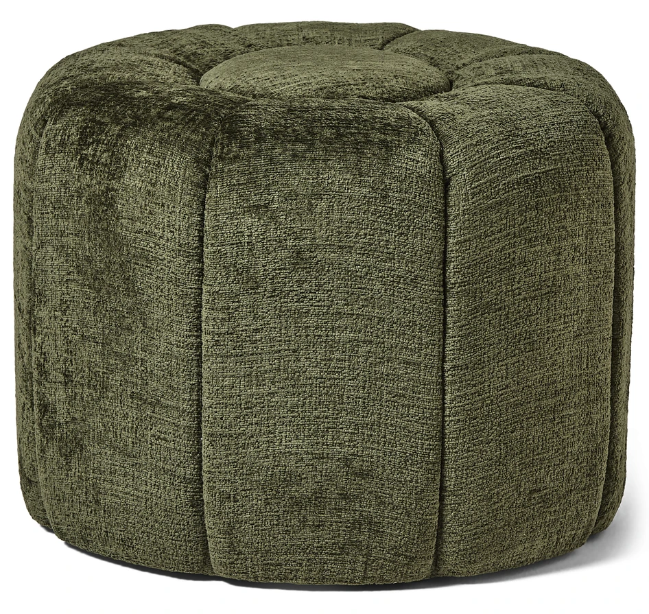 Blomman - Puff, Ø50 cm - Grön